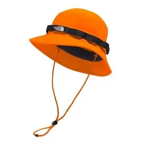 The North Face Orange Bucket Hat with Chin Strap